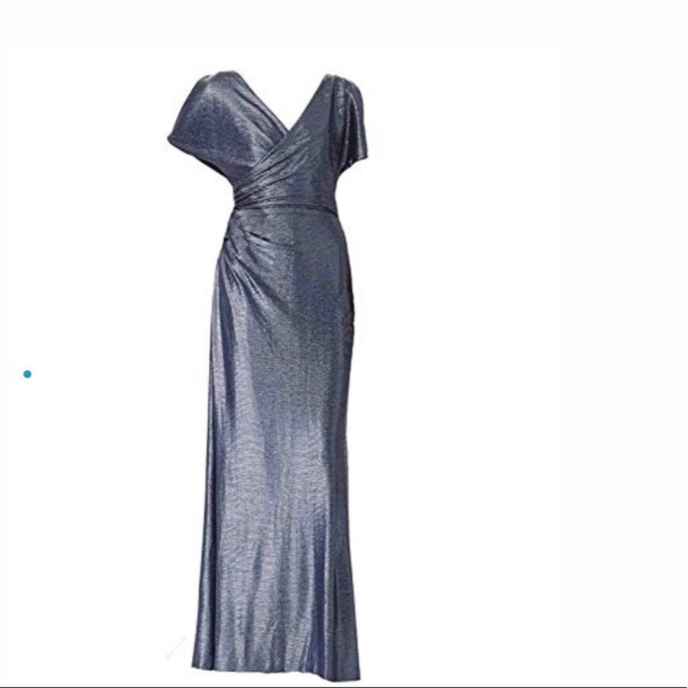 Ralph Lauren Women’s Bell Sleeve Metallic Dress